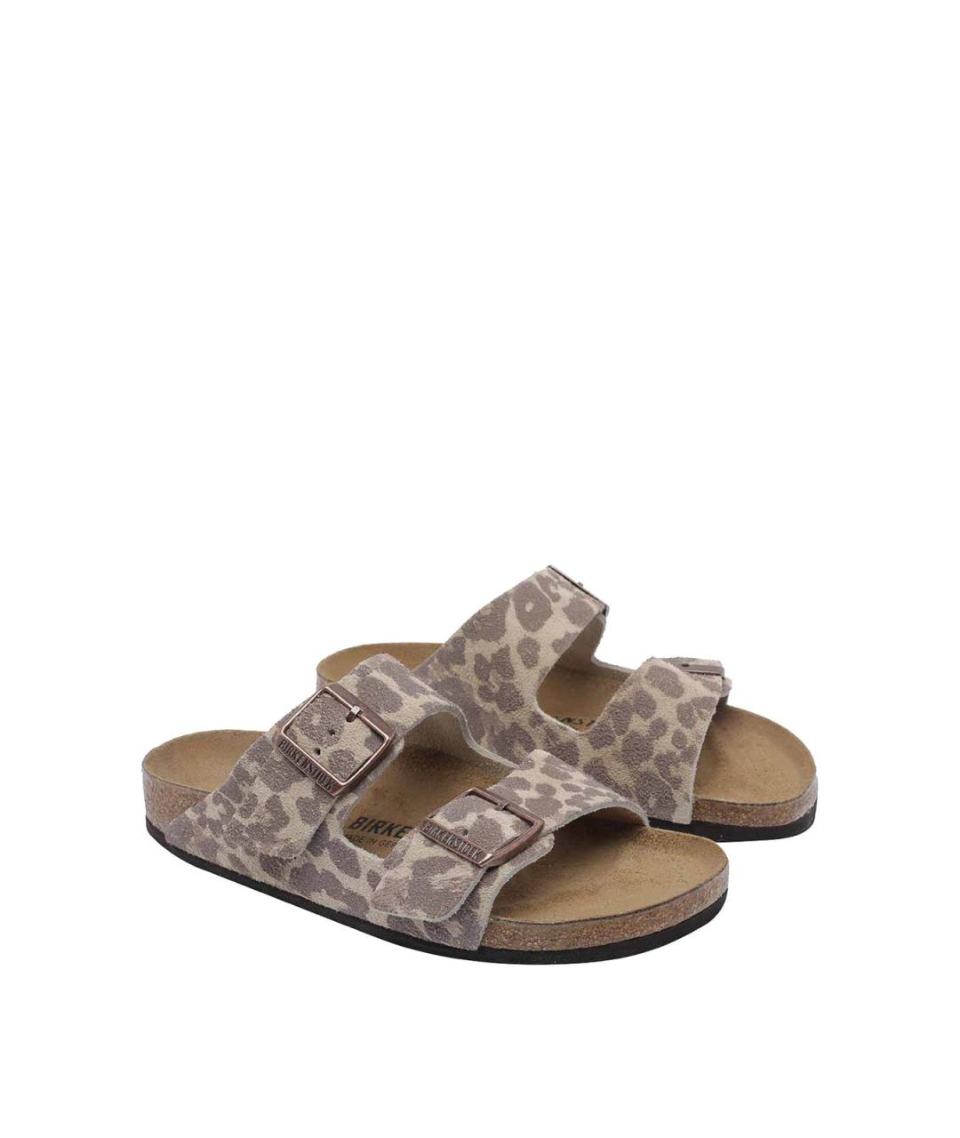 BIRKENSTOCK Мульти замшевые сандалии, фото 2