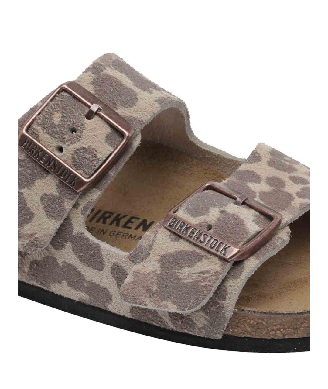 BIRKENSTOCK Мульти замшевые сандалии, фото 4