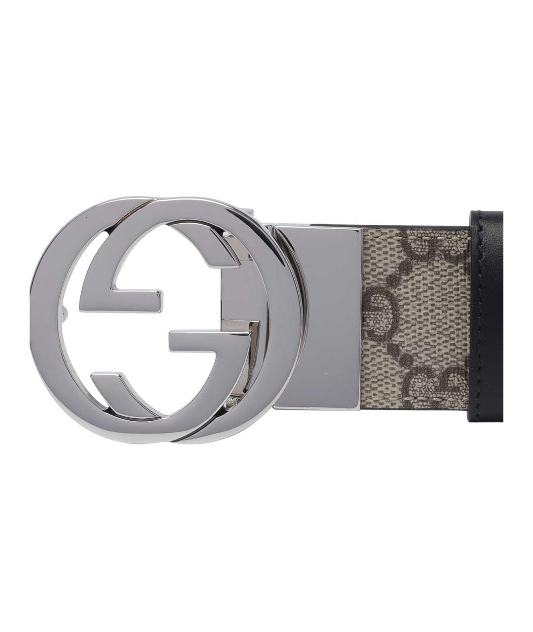 GUCCI Бежевый кожаный ремень, фото 2