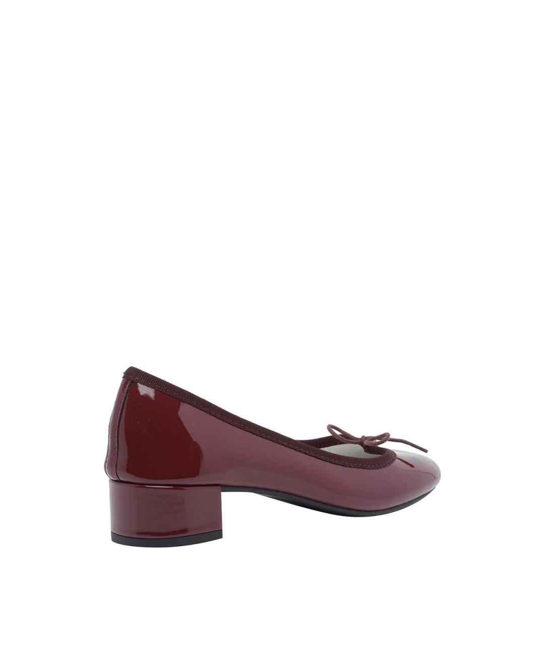 REPETTO Бордовые кожаные балетки, фото 3