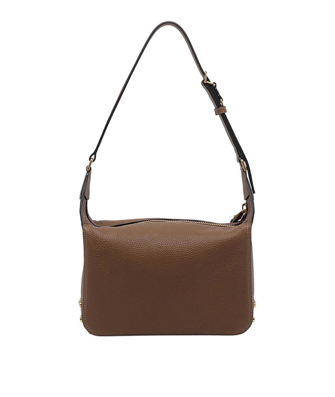 TOD'S Коричневая кожаная сумка через плечо, фото 3