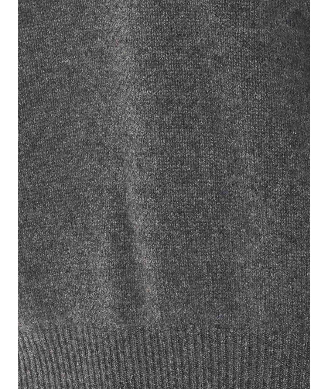 LISA YANG Серый кашемировый джемпер / свитер, фото 3