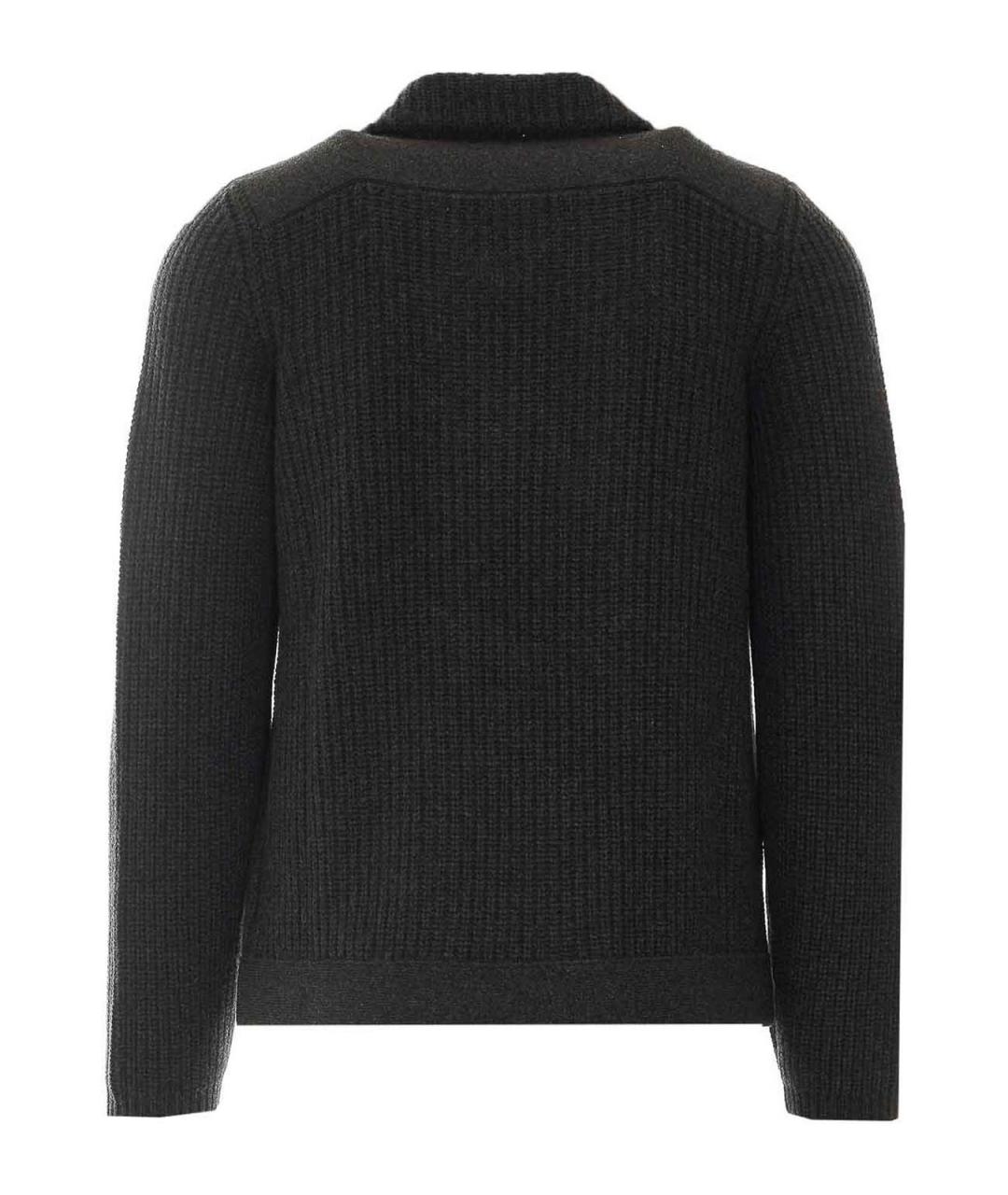 BRUNELLO CUCINELLI Антрацитовый кашемировый кардиган, фото 2