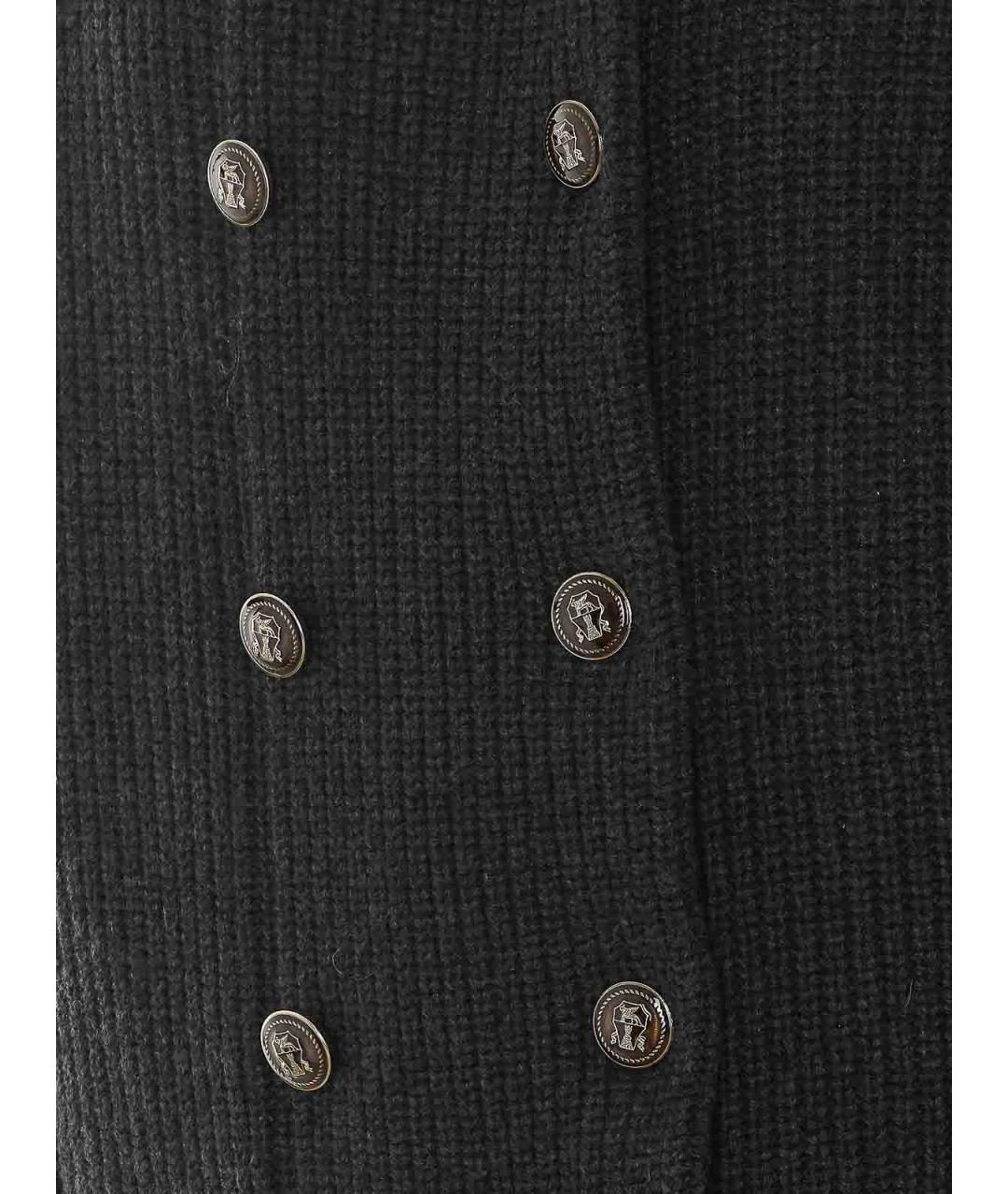 BRUNELLO CUCINELLI Антрацитовый кашемировый кардиган, фото 3