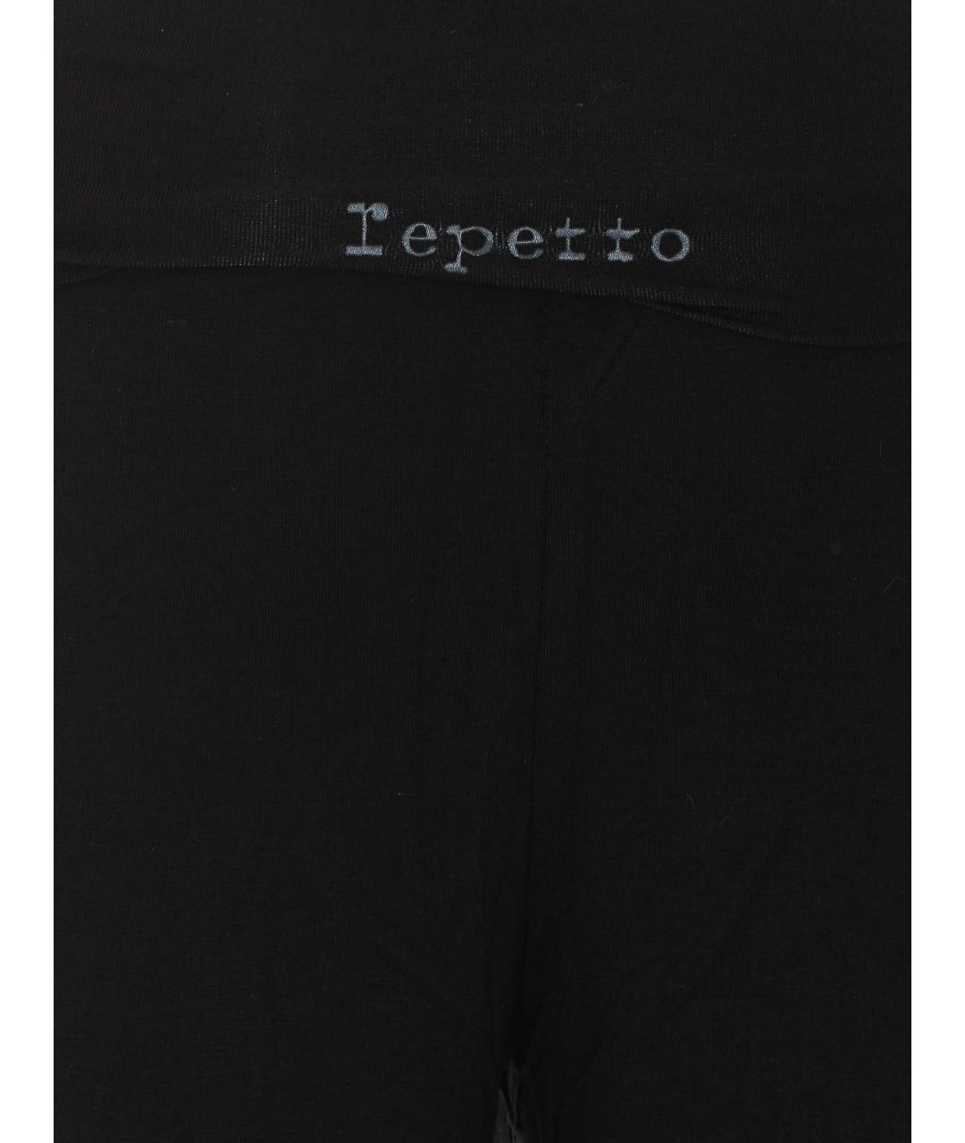 REPETTO Черные вискозные брюки широкие, фото 3