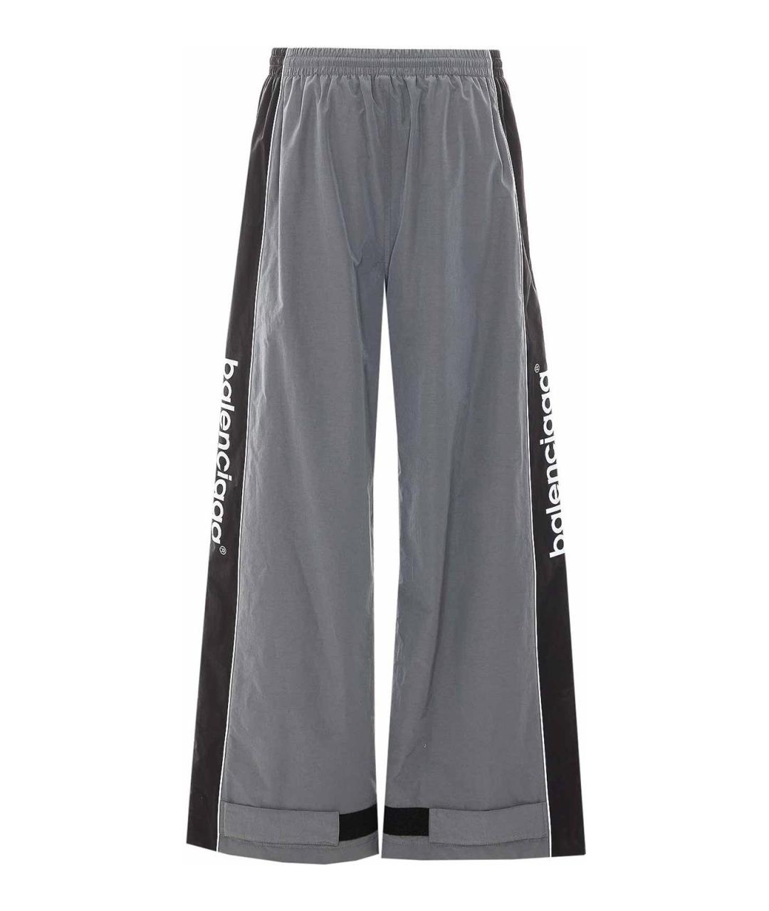 BALENCIAGA Серые полиамидовые спортивные брюки и шорты, фото 2