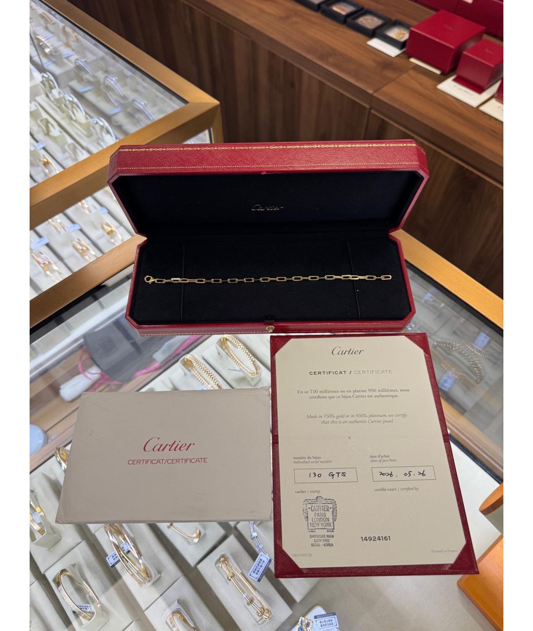 CARTIER Золотой браслет из розового золота, фото 2