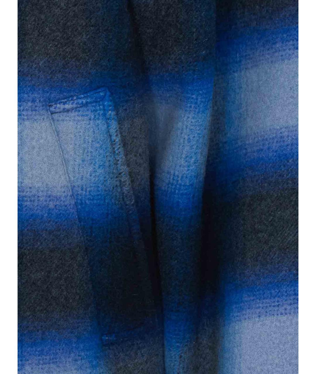 BALENCIAGA Синяя шерстяная куртка, фото 3