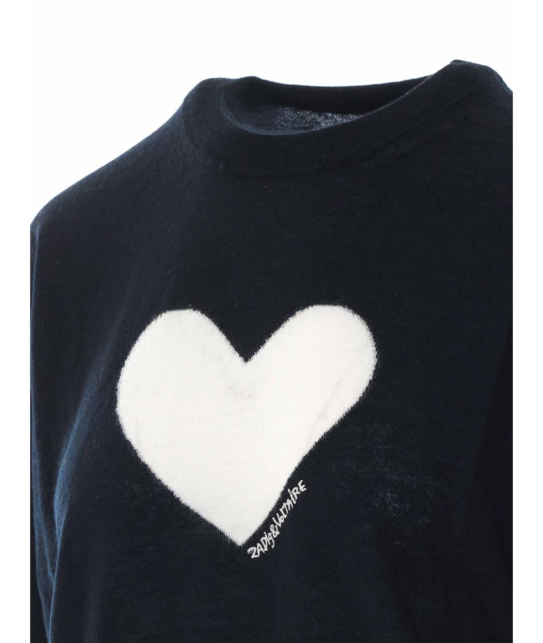 ZADIG & VOLTAIRE Черная кашемировая футболка, фото 3