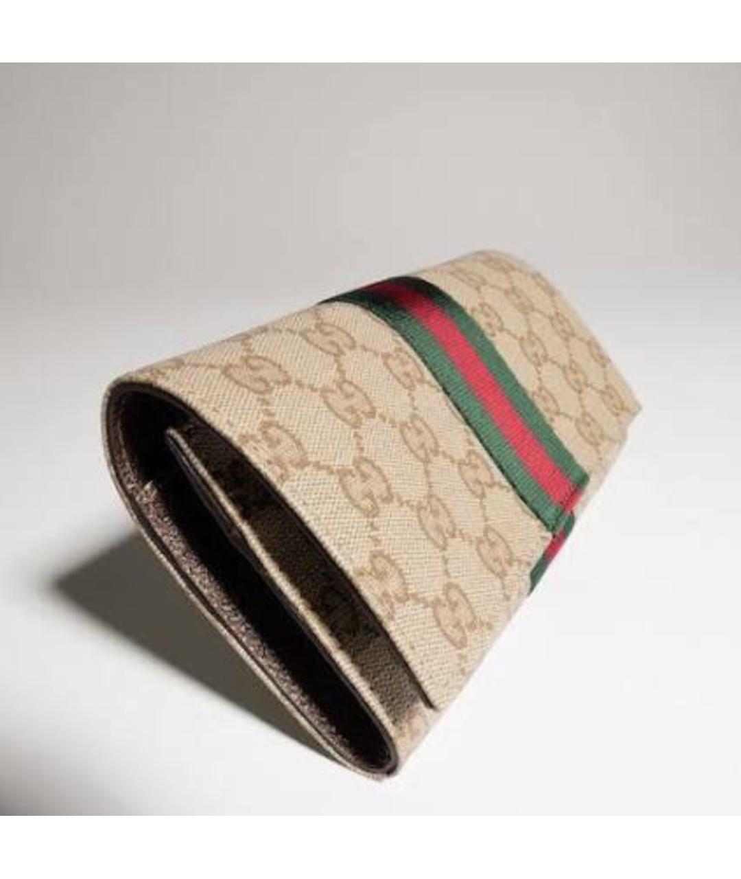 GUCCI Серый кошелек, фото 4
