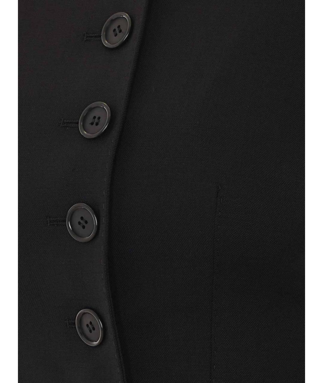 DOLCE&GABBANA Черный шерстяной кардиган, фото 3