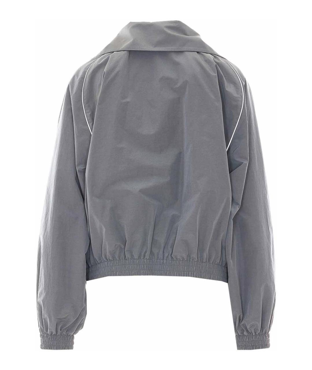 BALENCIAGA Серая полиамидовая куртка, фото 2
