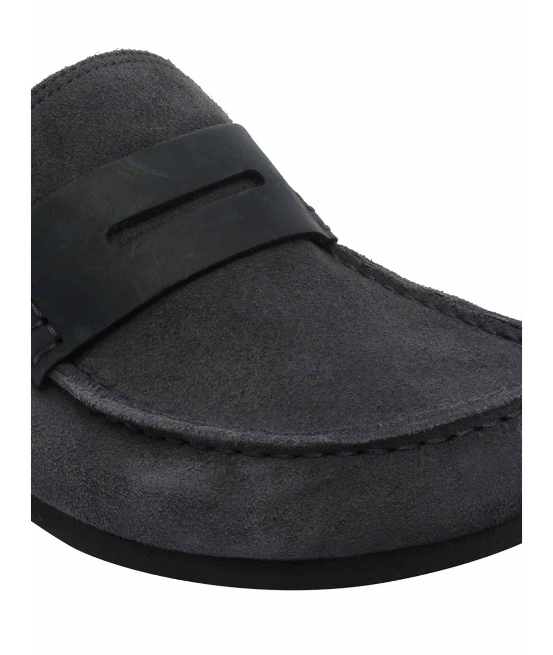 BIRKENSTOCK Серые замшевые мюли, фото 4
