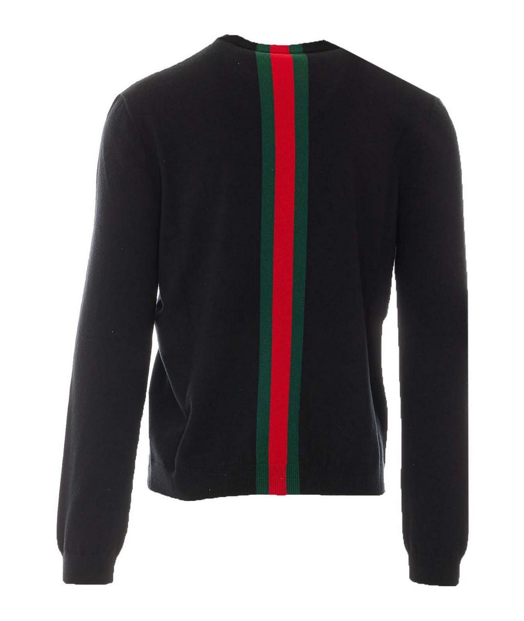 GUCCI Черный кашемировый джемпер / свитер, фото 2