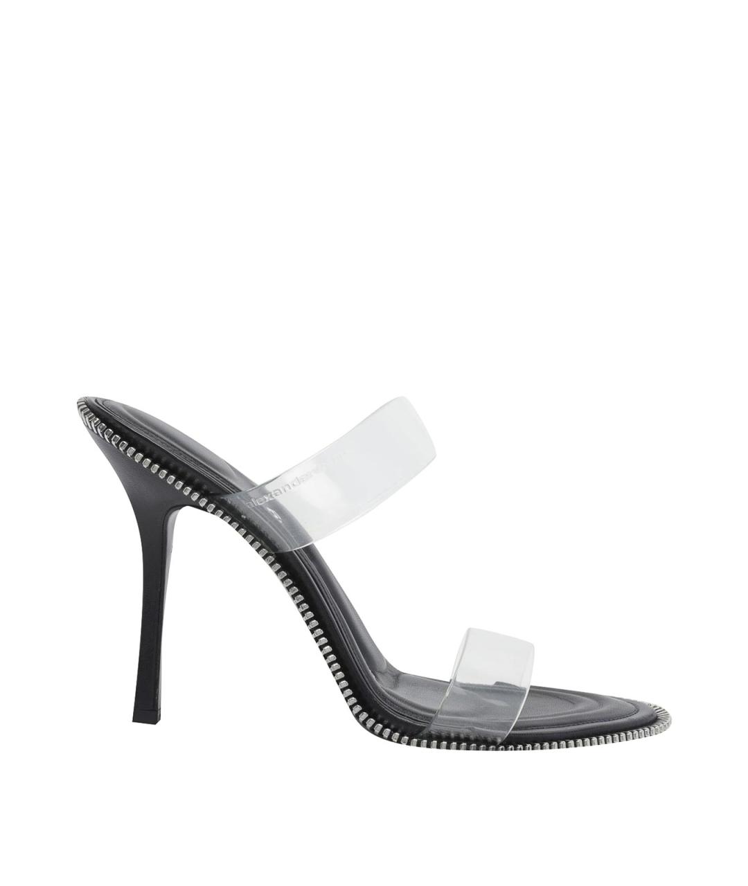 ALEXANDER WANG Черные кожаные босоножки, фото 1