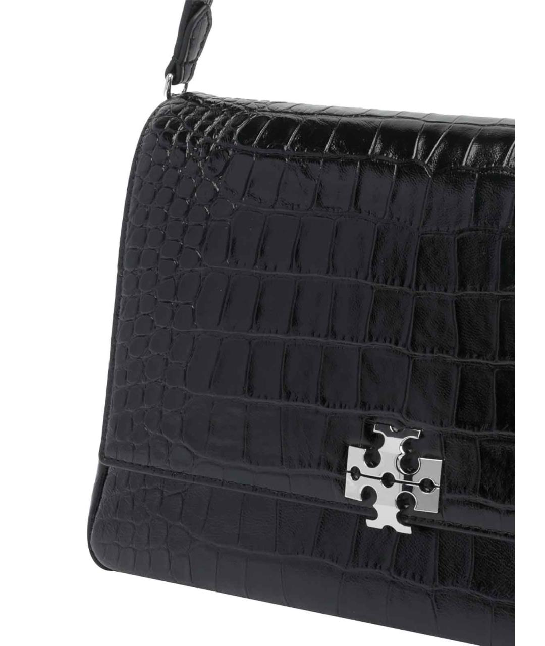 TORY BURCH Черная кожаная сумка через плечо, фото 4