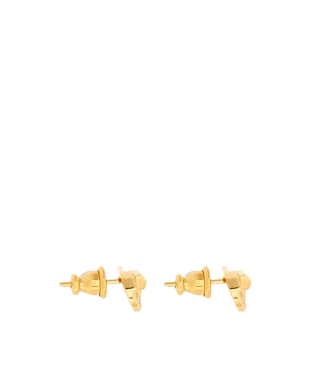 FERRAGAMO Золотые латунные серьги, фото 2