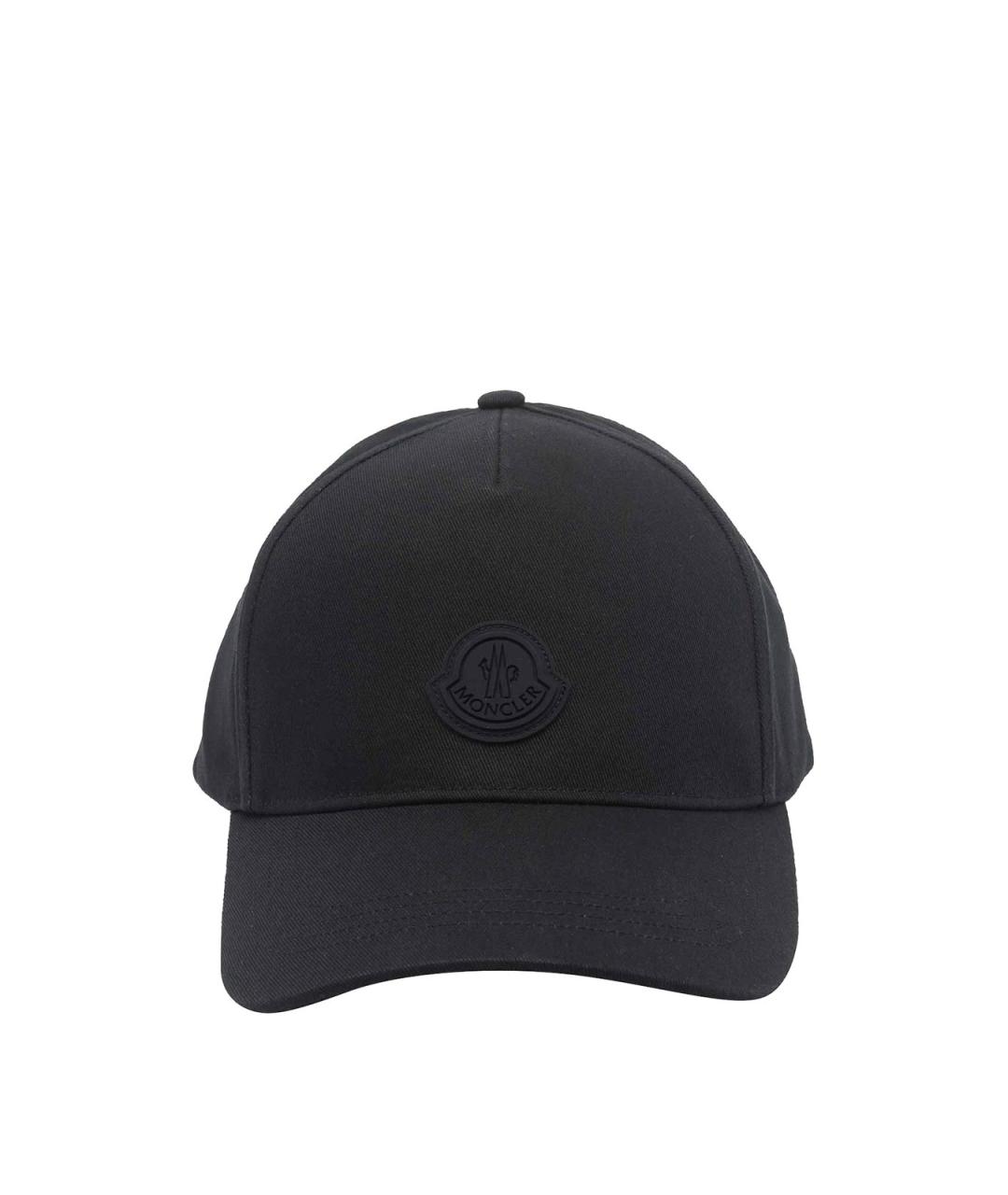 MONCLER Черная хлопковая кепка/бейсболка, фото 1