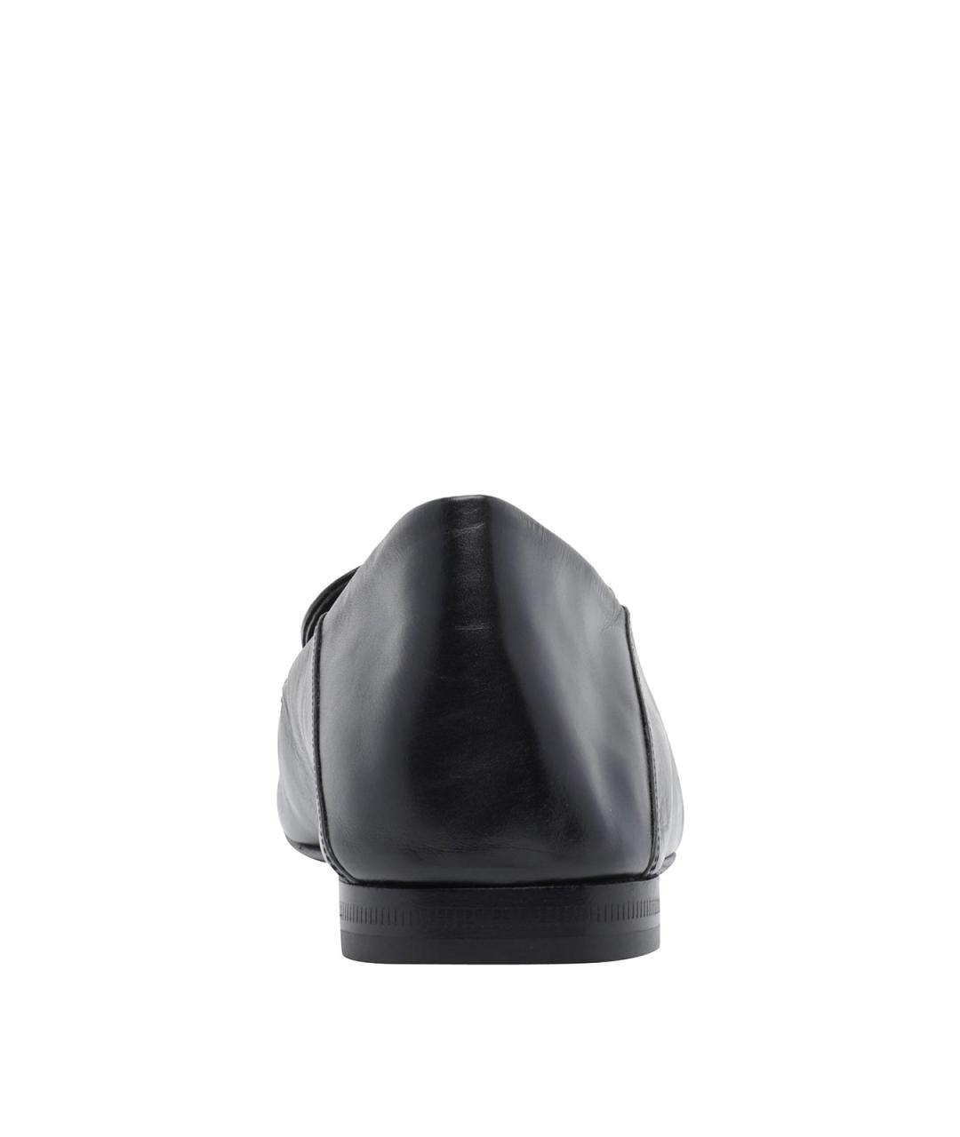 SAINT LAURENT Черные кожаные лоферы, фото 4