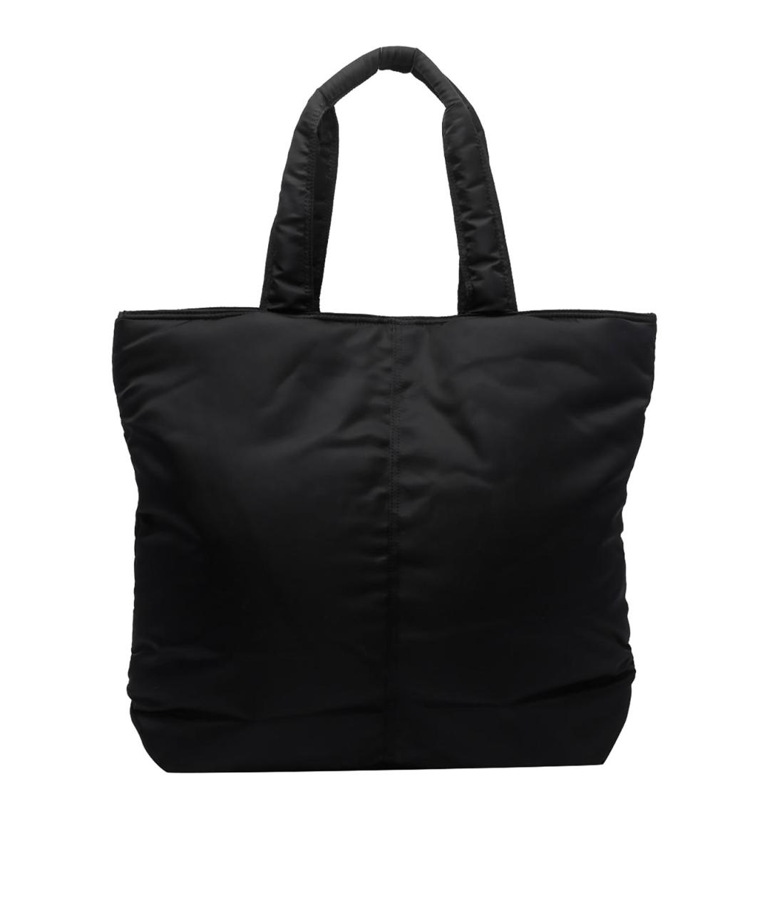 Y-3 Черная синтетическая сумка на плечо, фото 3