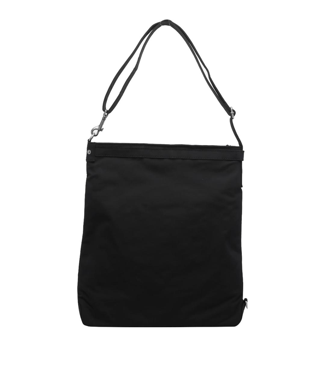 A.P.C. Черная нейлоновая сумка на плечо, фото 3