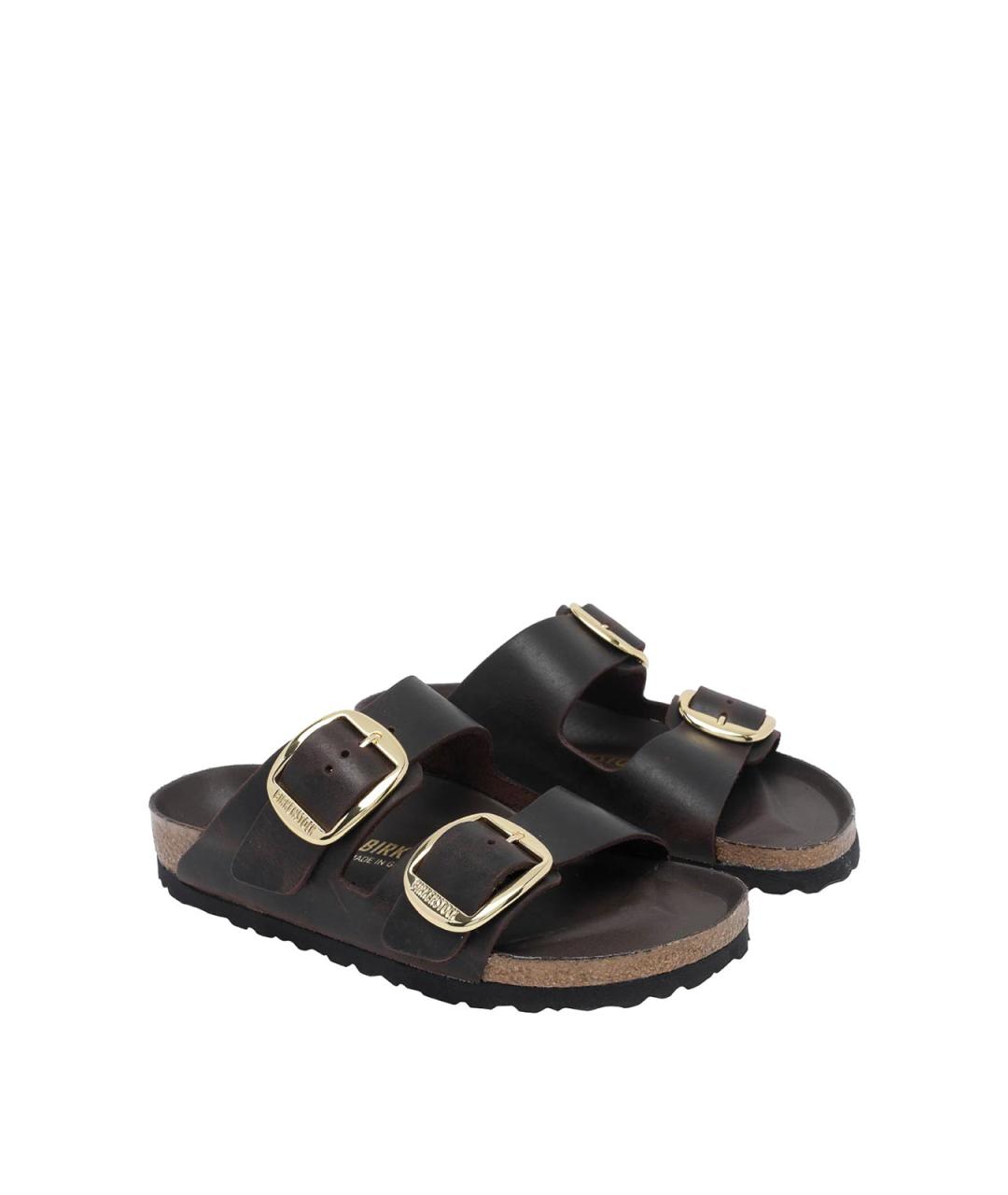 BIRKENSTOCK Черные замшевые сандалии, фото 2