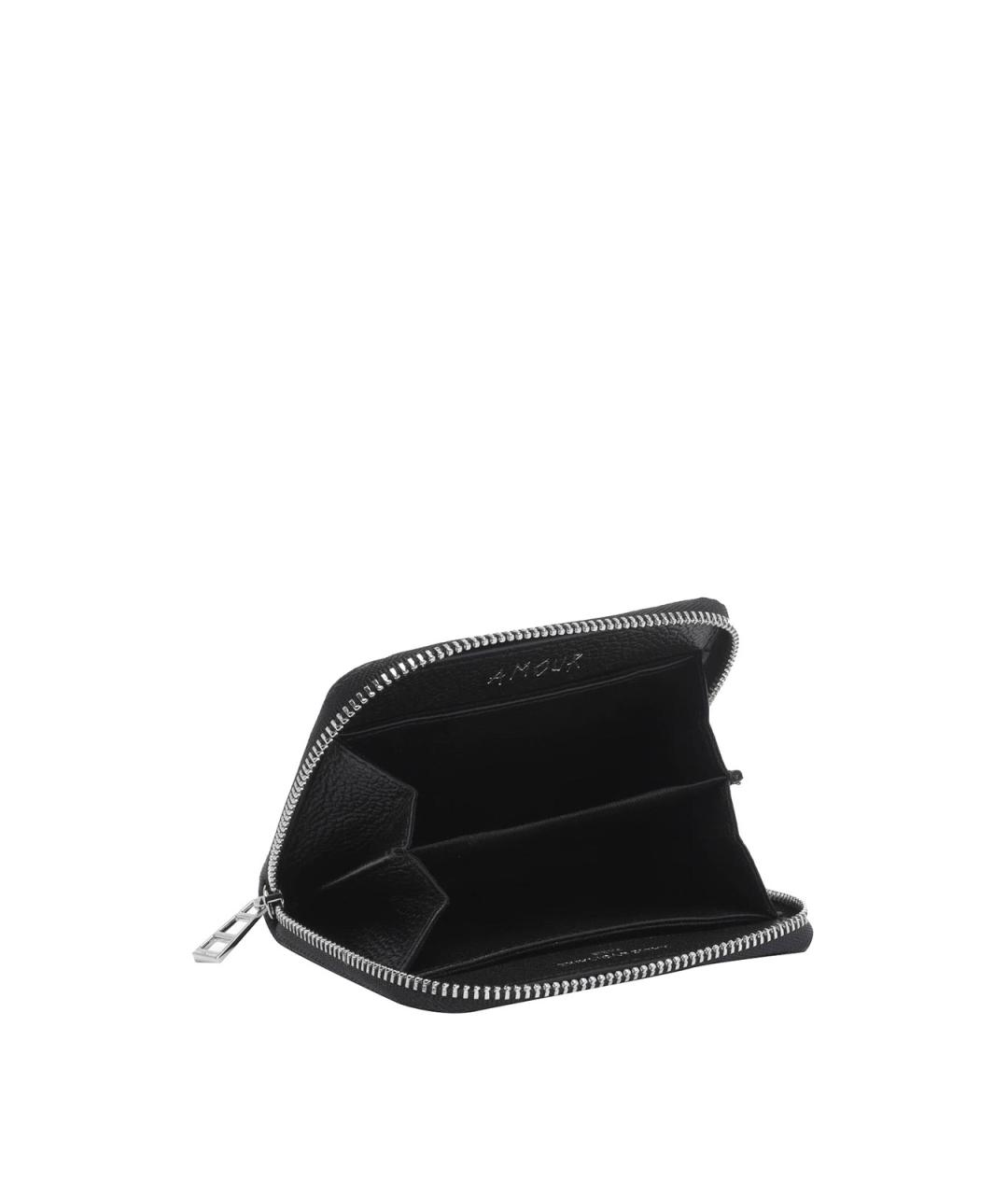 ZADIG & VOLTAIRE Черный кожаный кошелек, фото 3