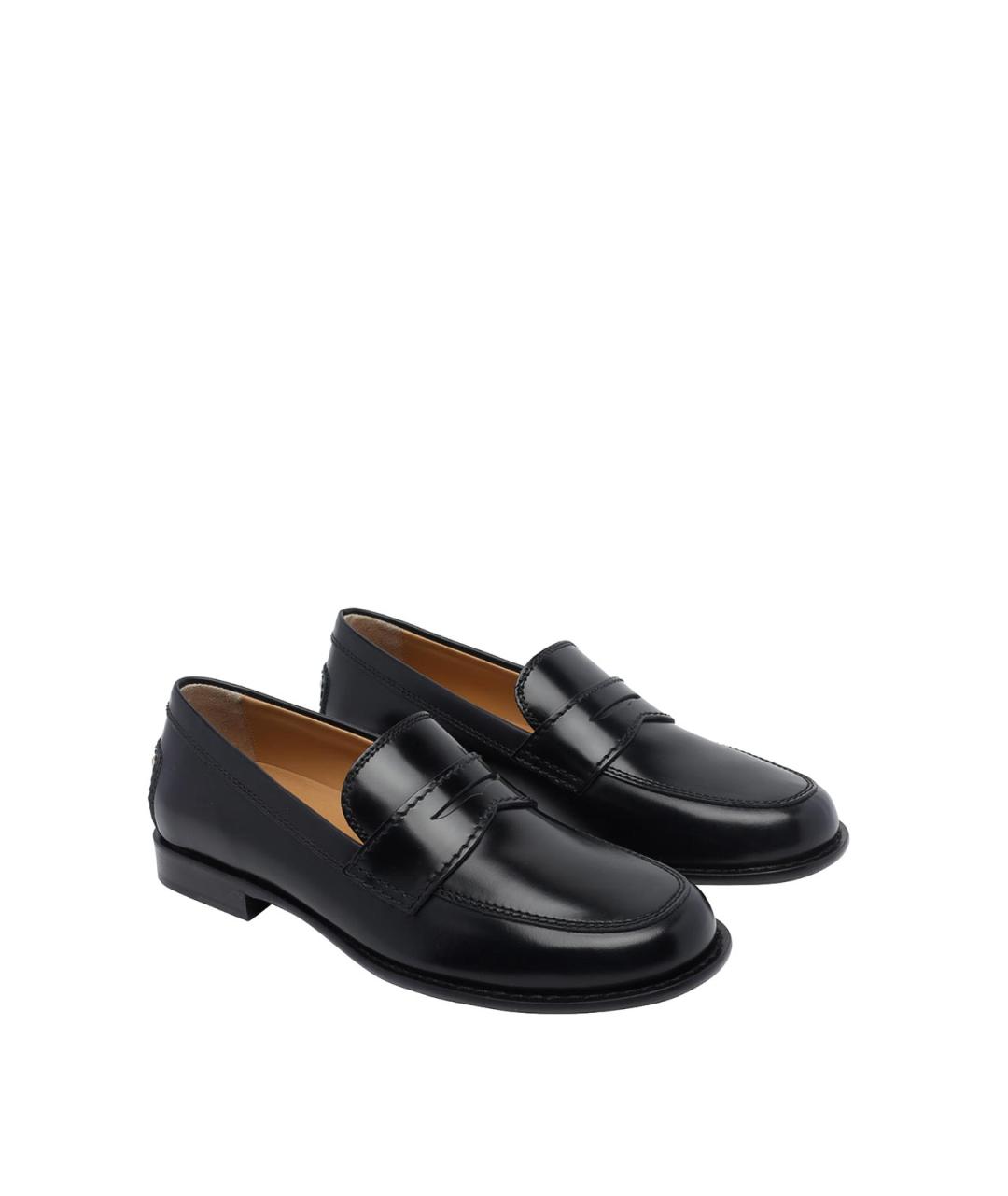 TOD'S Черные кожаные лоферы, фото 2