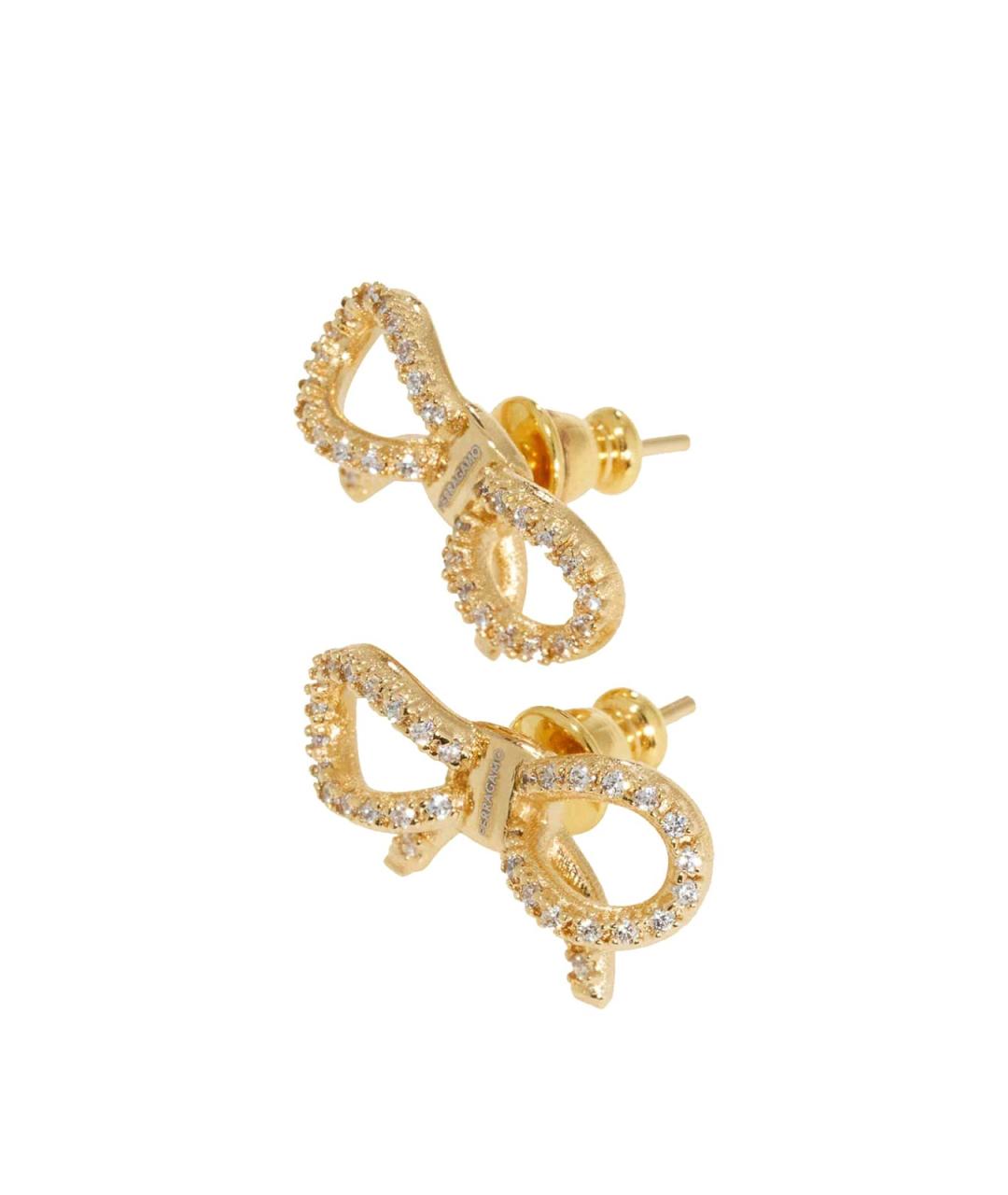 FERRAGAMO Золотые латунные серьги, фото 2