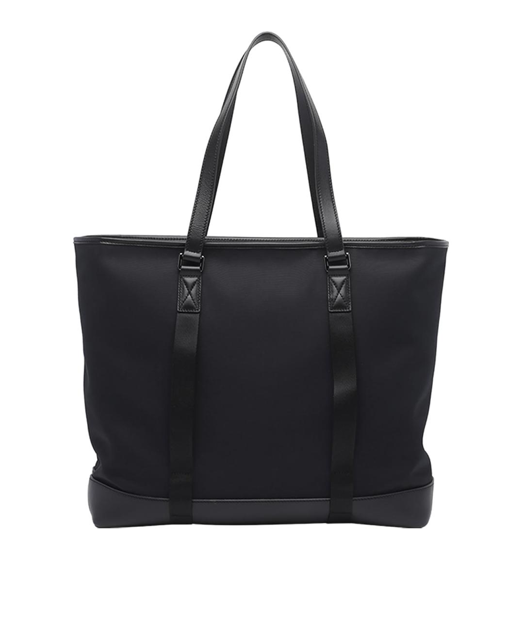 TOD'S Черная тканевая сумка тоут, фото 3