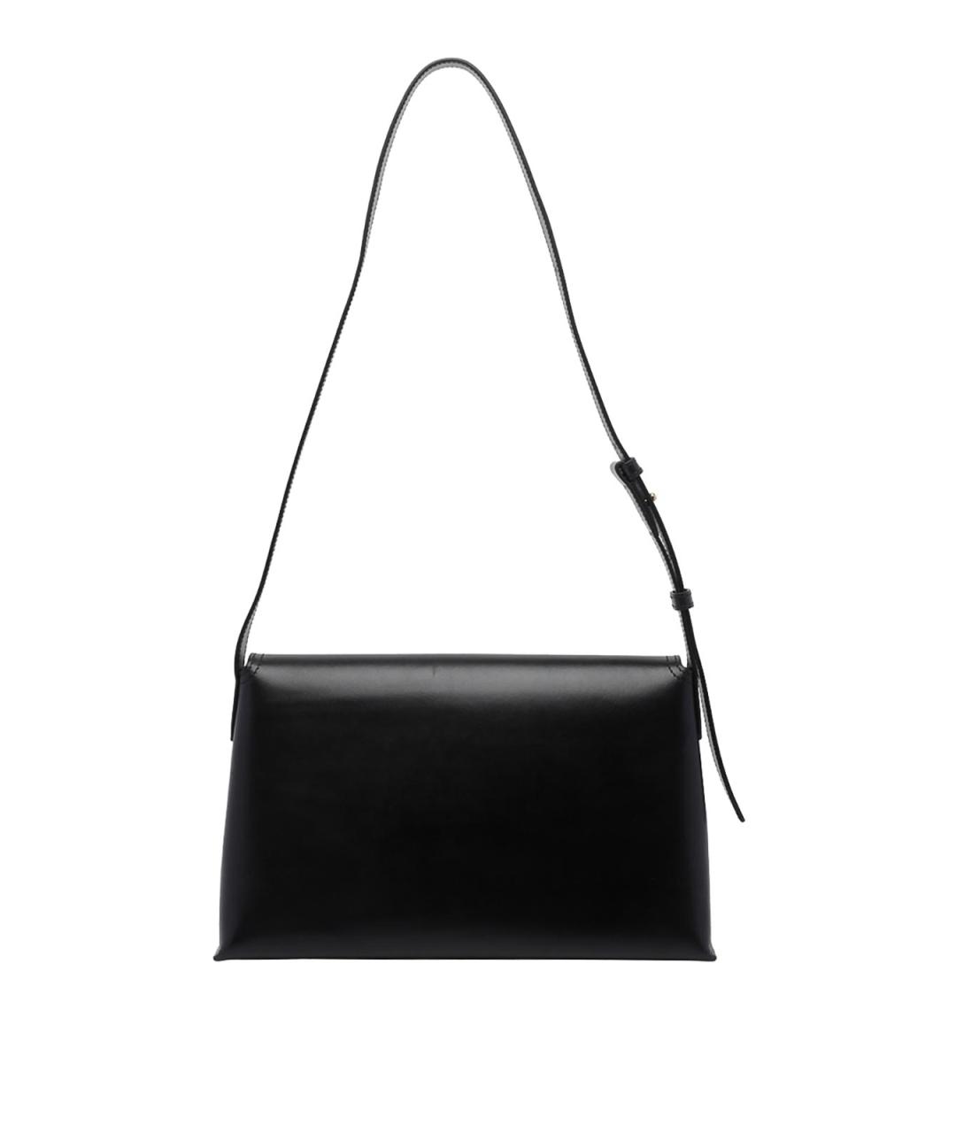 A.P.C. Черная кожаная сумка через плечо, фото 3