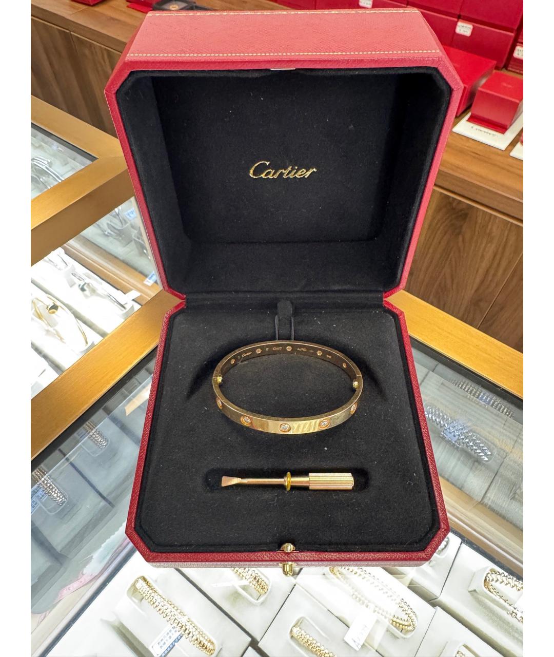 CARTIER Золотой браслет из розового золота, фото 7