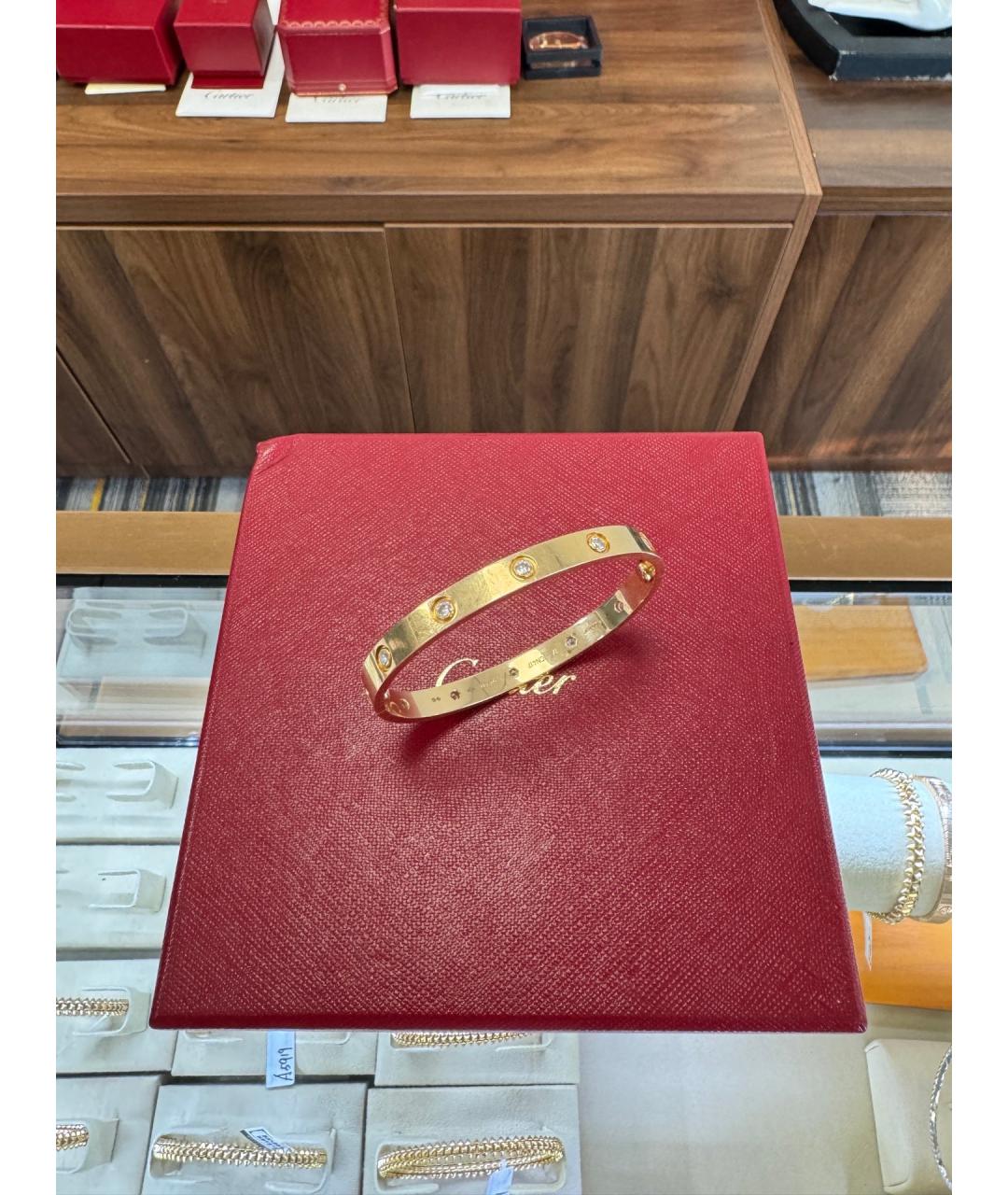 CARTIER Золотой браслет из розового золота, фото 4