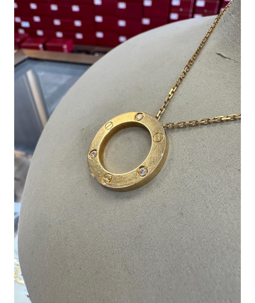 CARTIER Золотое колье из розового золота, фото 3