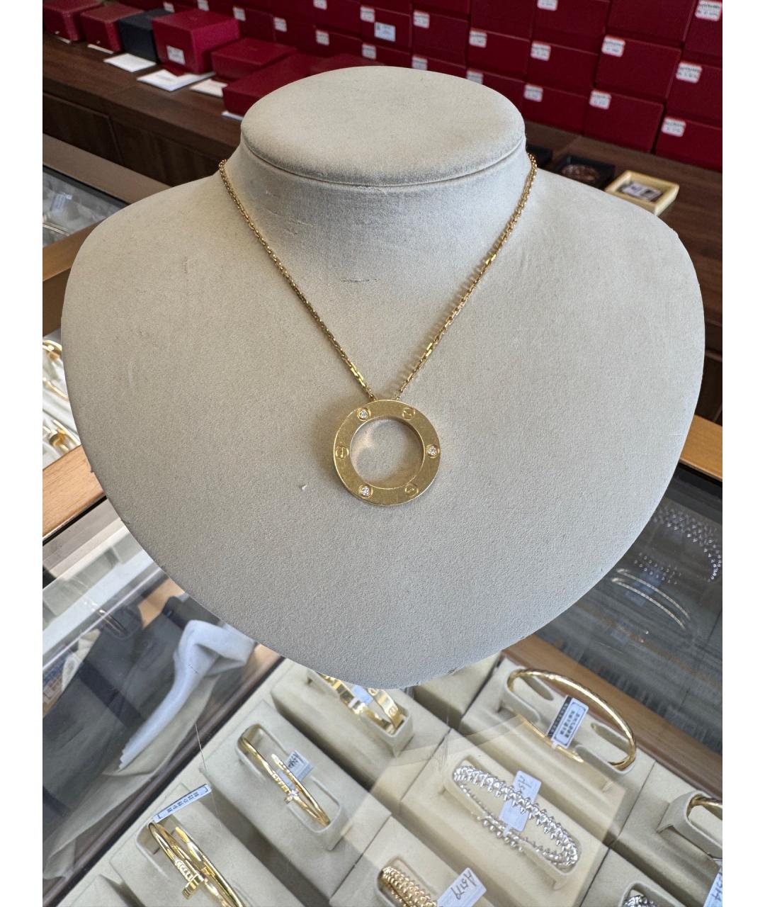 CARTIER Золотое колье из розового золота, фото 7