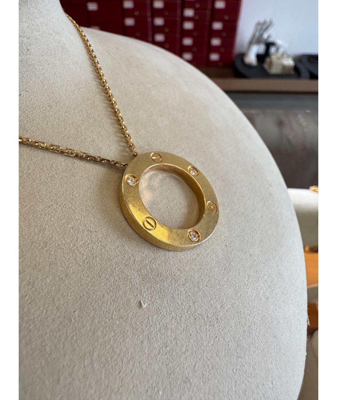 CARTIER Золотое колье из розового золота, фото 4