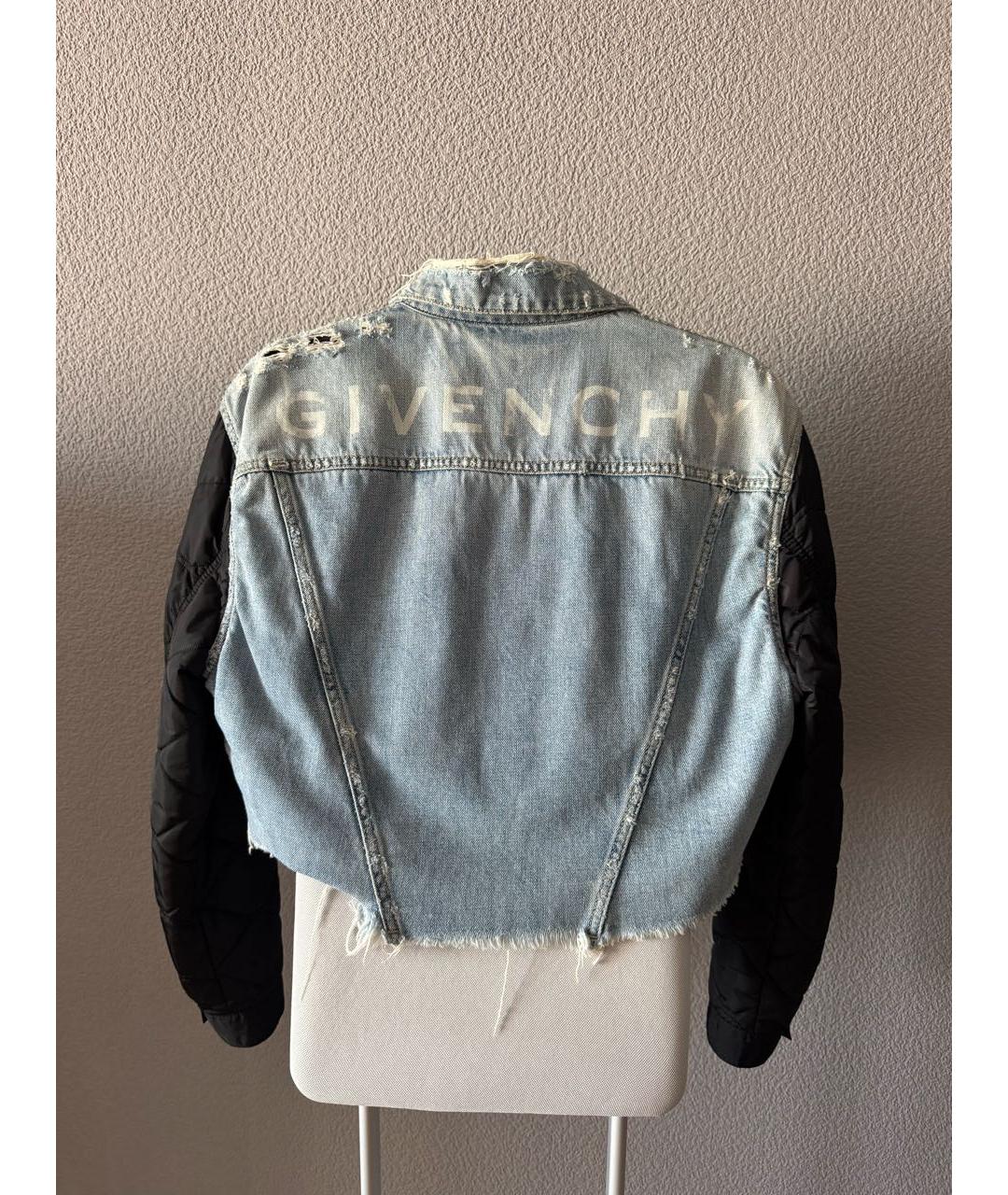 GIVENCHY Синяя деним куртка, фото 2
