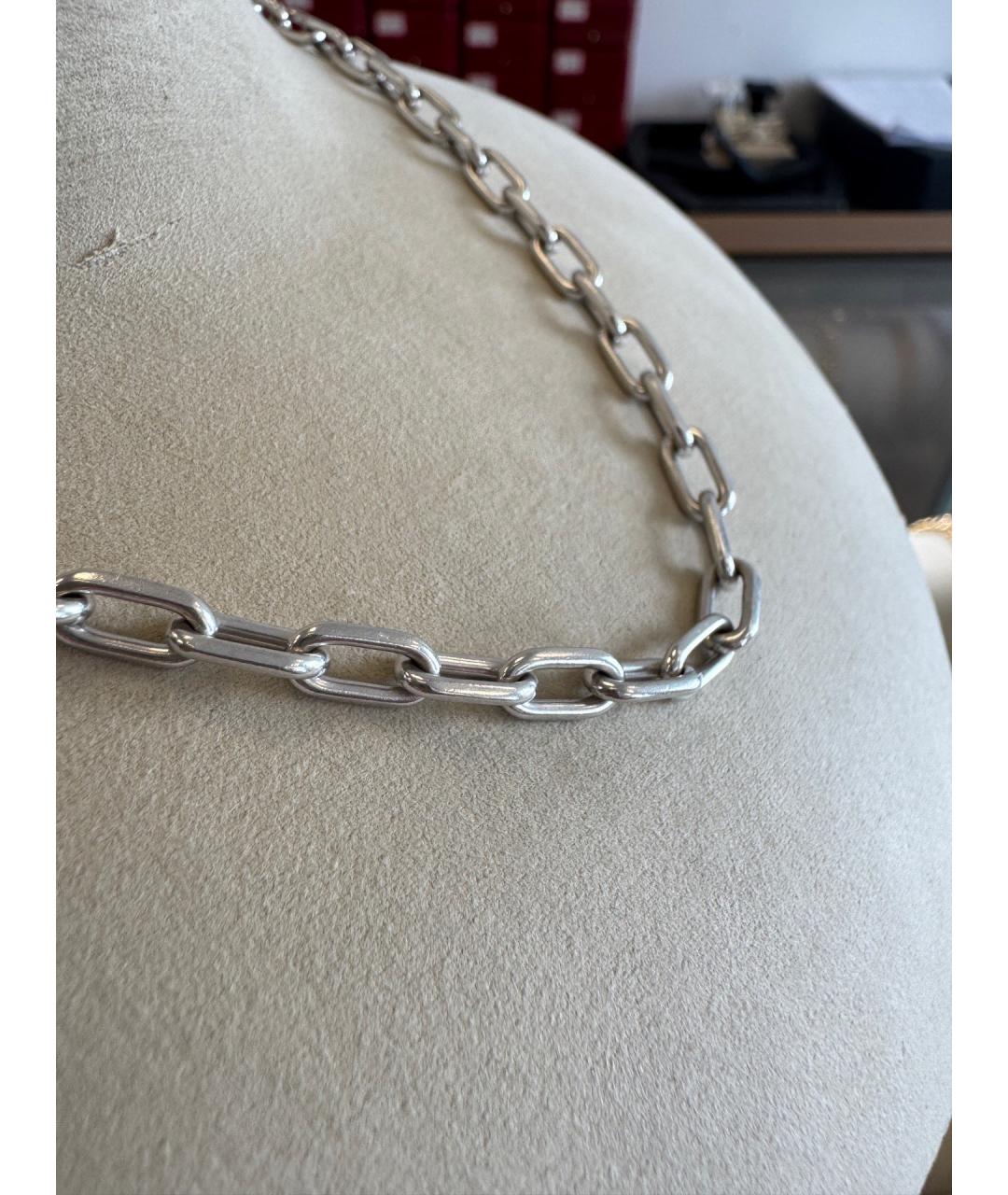 CARTIER Серебряное колье из белого золота, фото 3