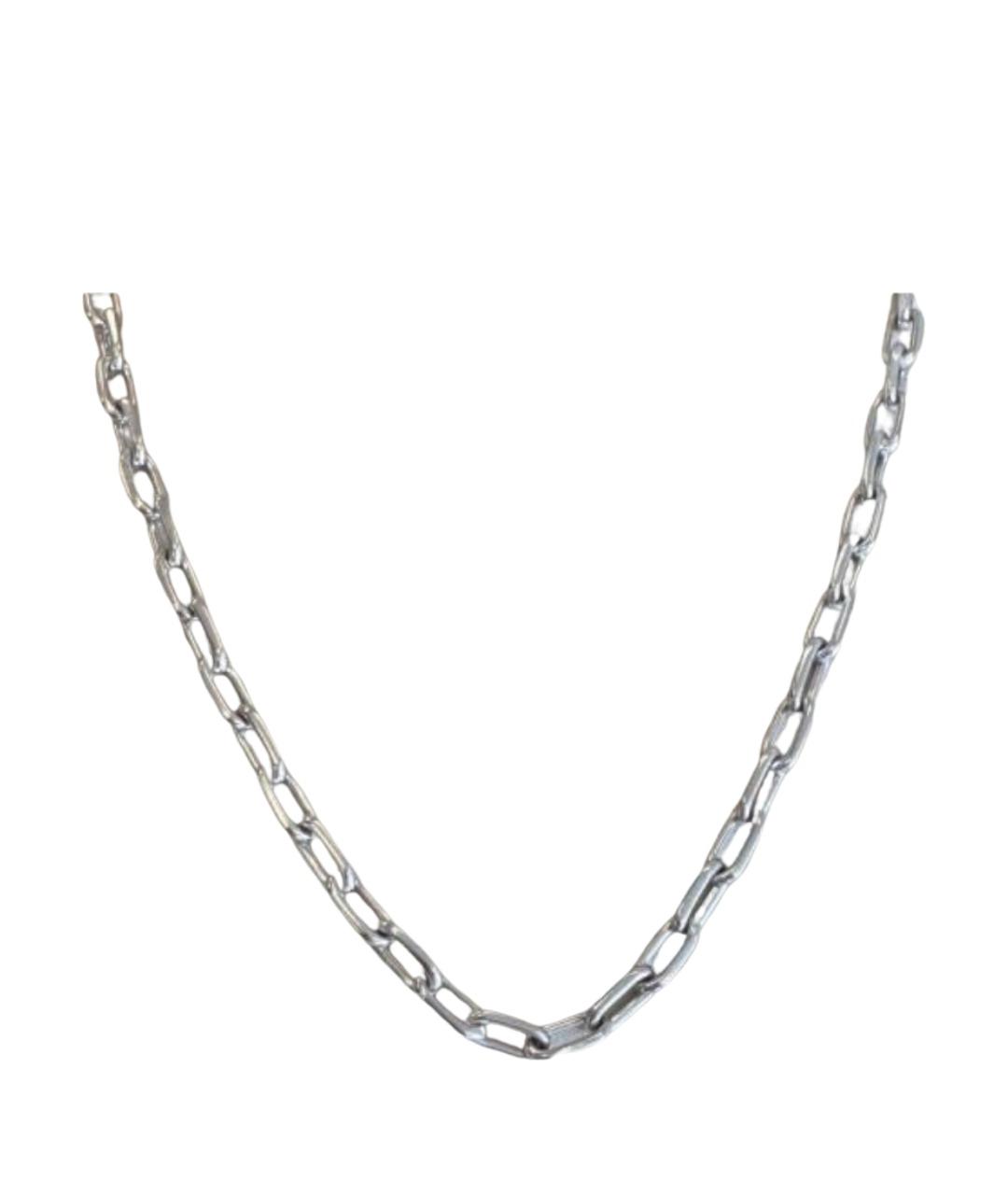 CARTIER Серебряное колье из белого золота, фото 1
