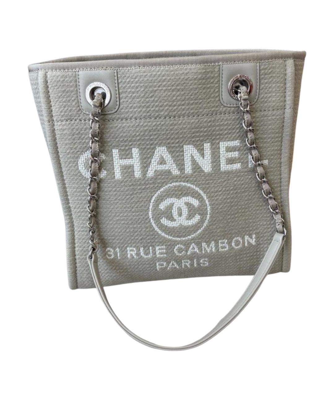 CHANEL Бежевая сумка тоут, фото 1