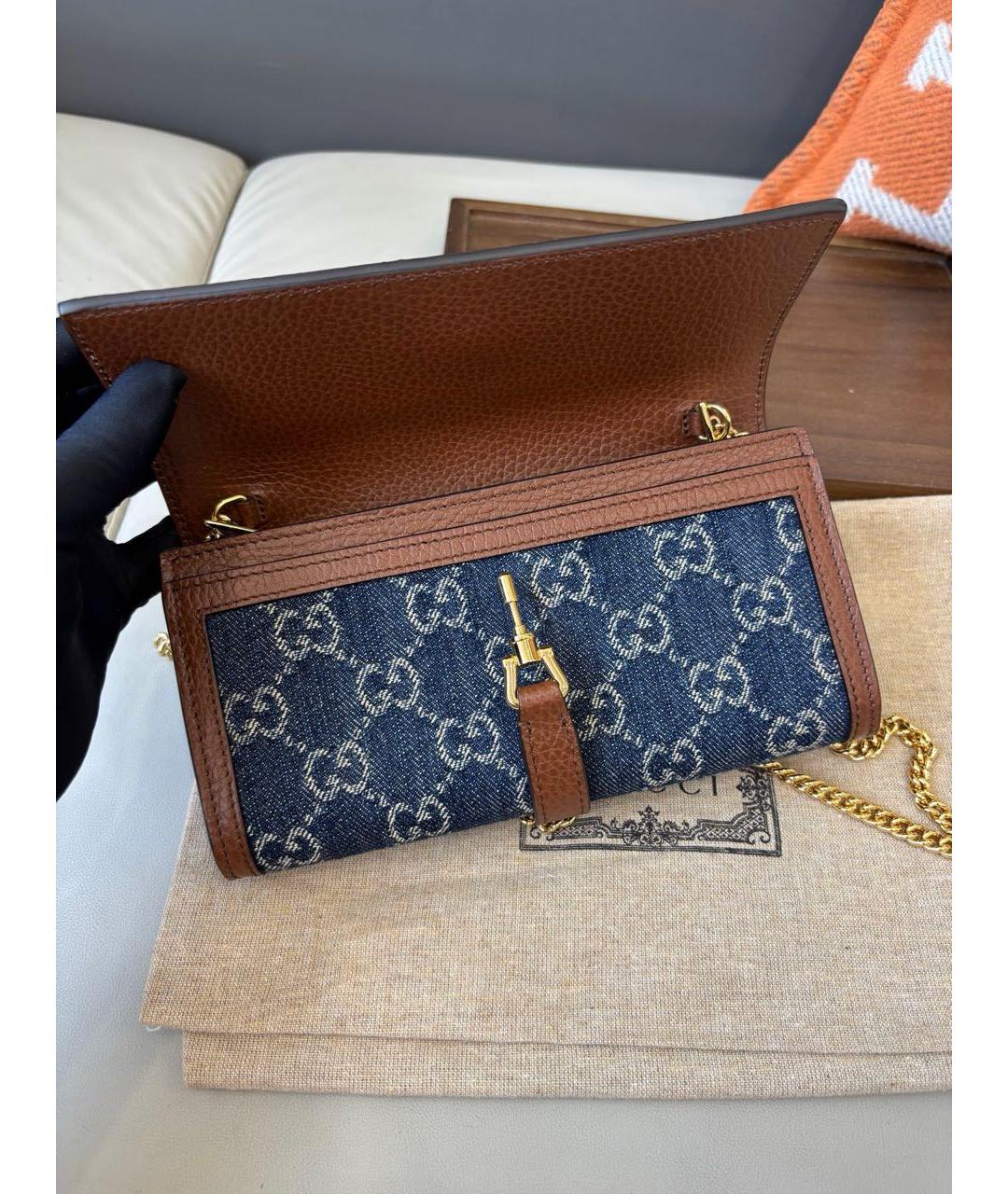 GUCCI Темно-синий кошелек, фото 5