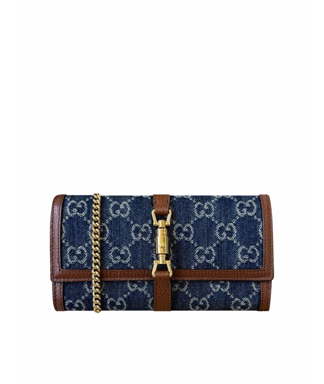 GUCCI Темно-синий кошелек, фото 1