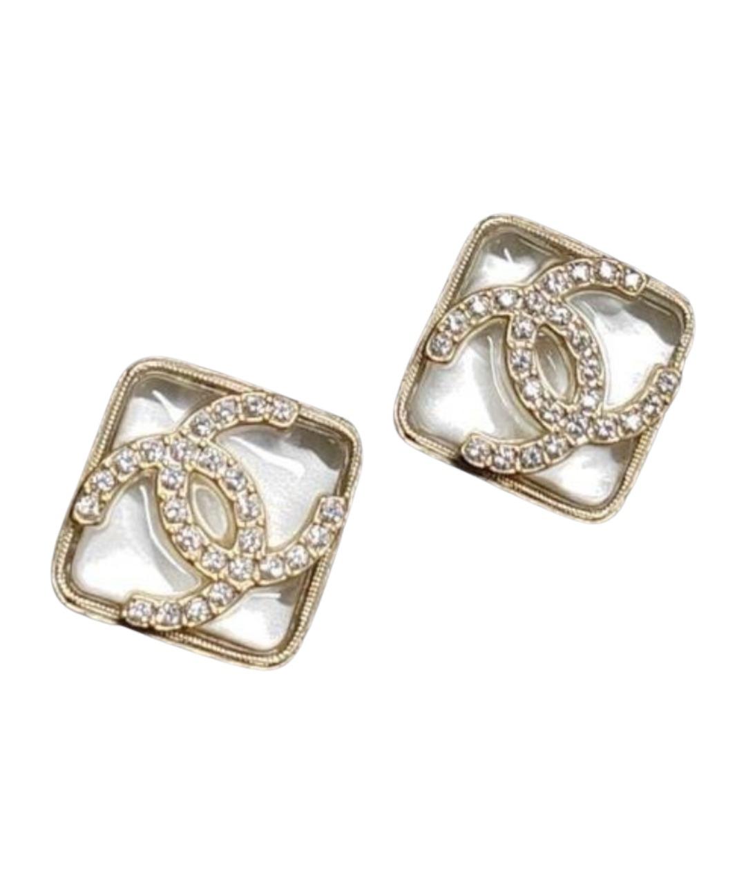 CHANEL Серебряные серьги, фото 1