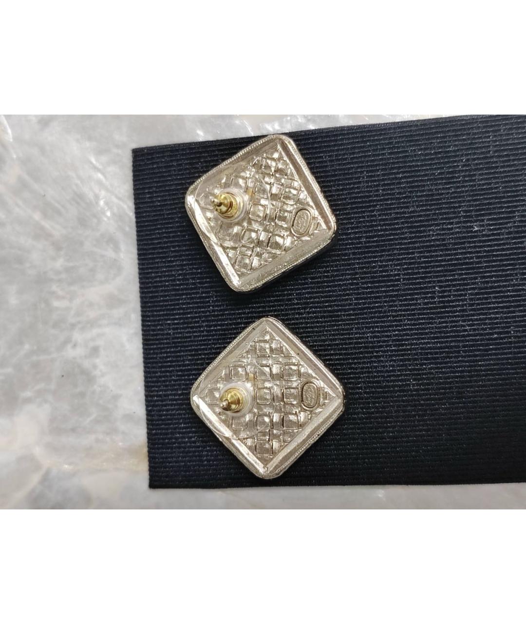 CHANEL Серебряные серьги, фото 7