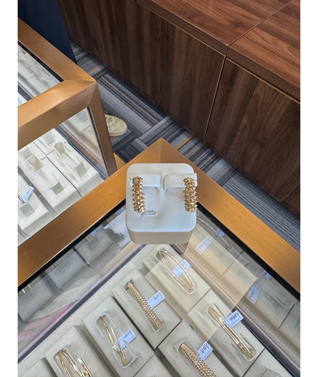CARTIER Золотые серьги из розового золота, фото 6
