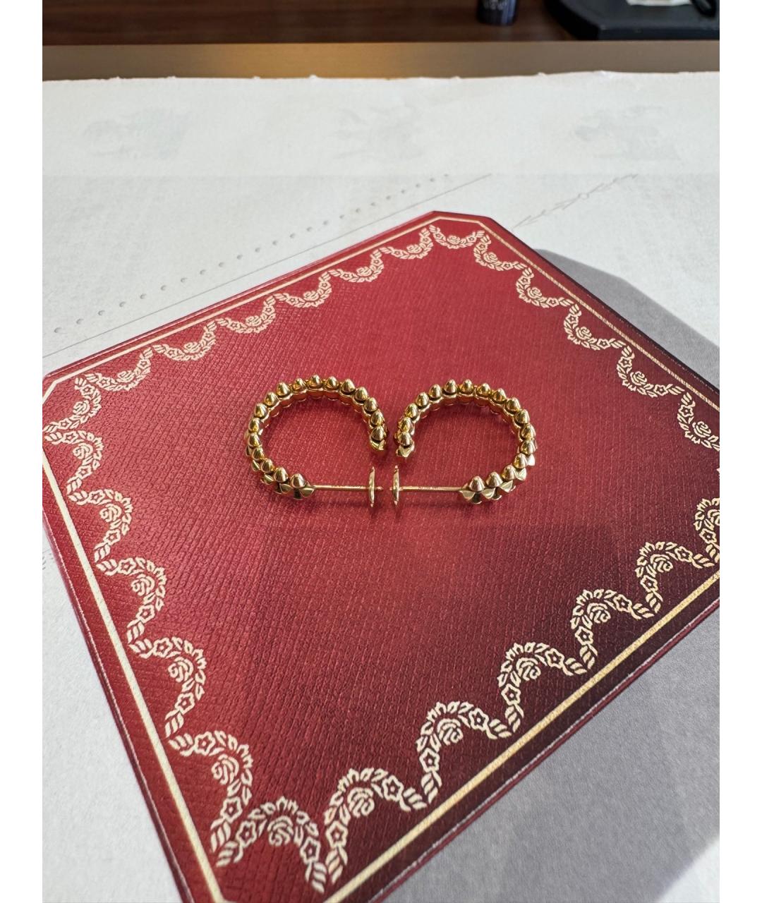 CARTIER Золотые серьги из розового золота, фото 3