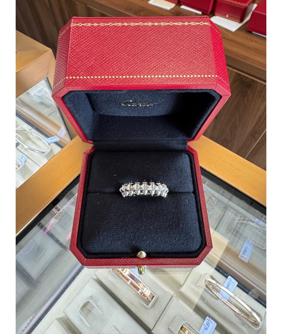 CARTIER Серебряное кольцо из белого золота, фото 5