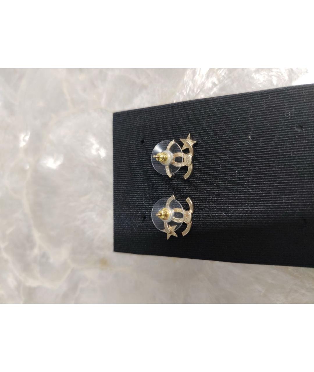 CHANEL Золотые серьги, фото 5