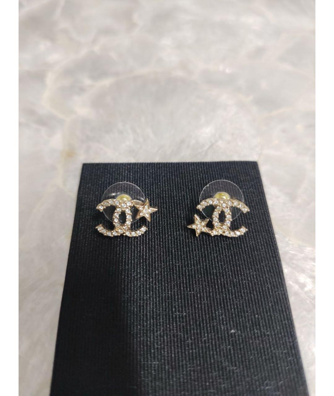 CHANEL Золотые серьги, фото 4