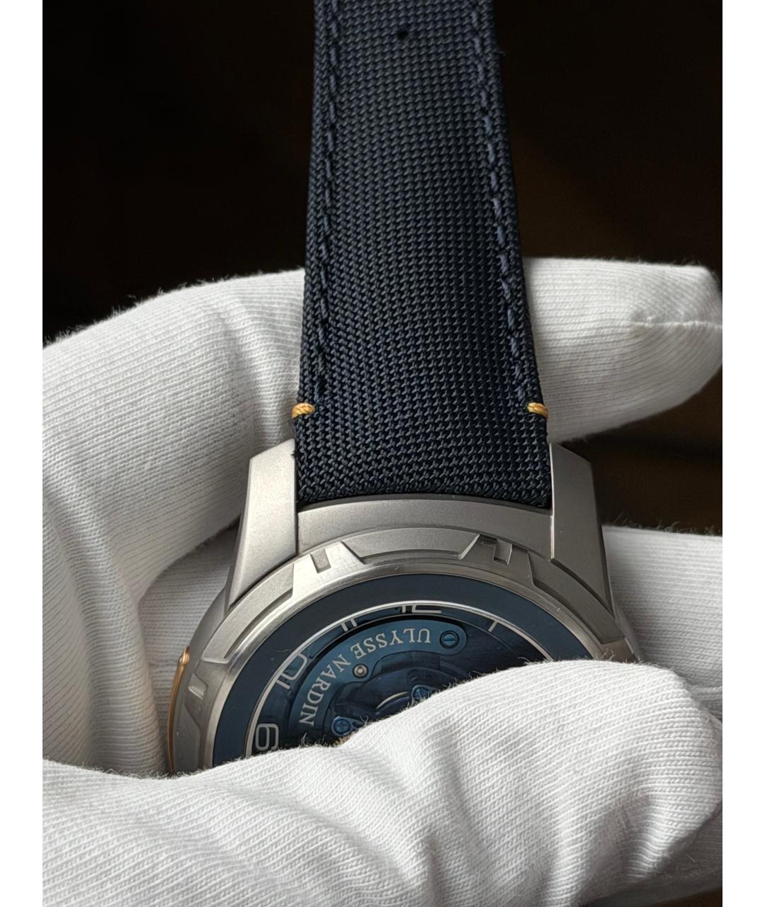 Ulysse Nardin Темно-синие часы, фото 6
